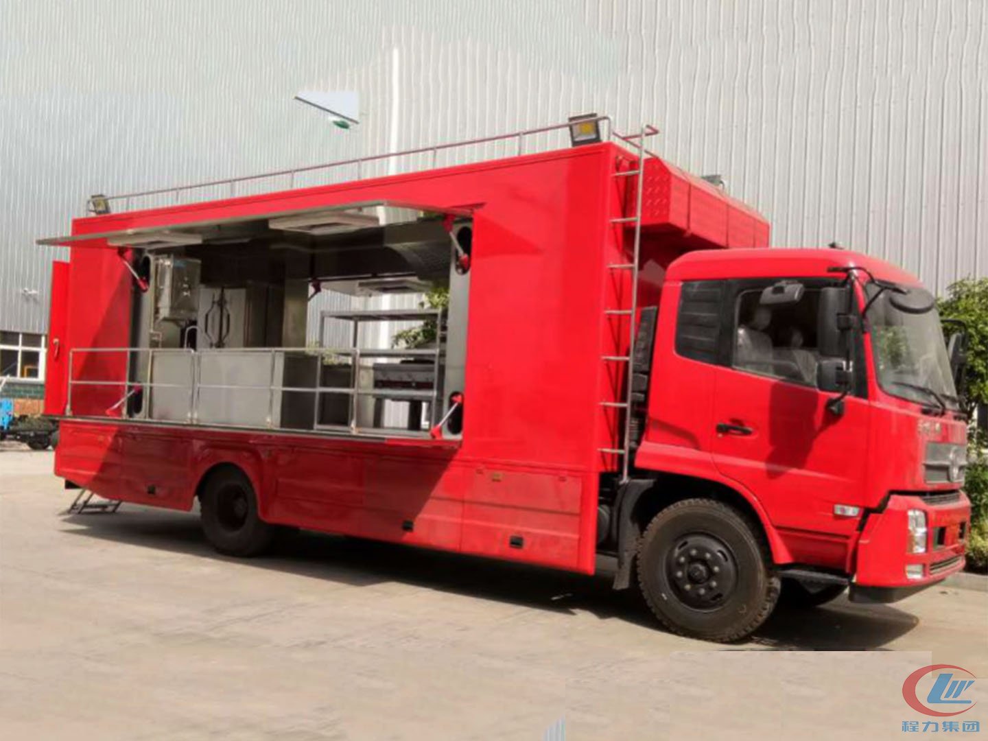 东风天锦餐饮车,天锦炊事车
